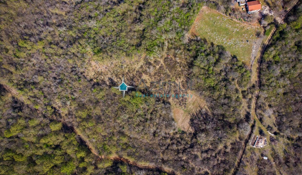 Šuma četvrtastog oblika 10300m2 BADERNA